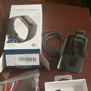 Black Fitbit Charge 4